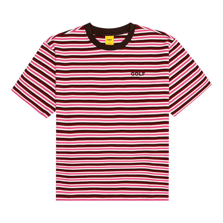 GOLF WANG Striped Tee "Red Multicolor"