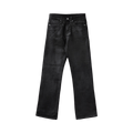 Basketcase Gallery Zombie Waxed Straight Leg Denim "Black"