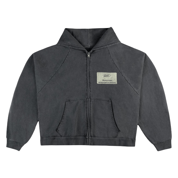 Basketcase Gallery Ugly Zip Up Hoodie "Vintage Black"