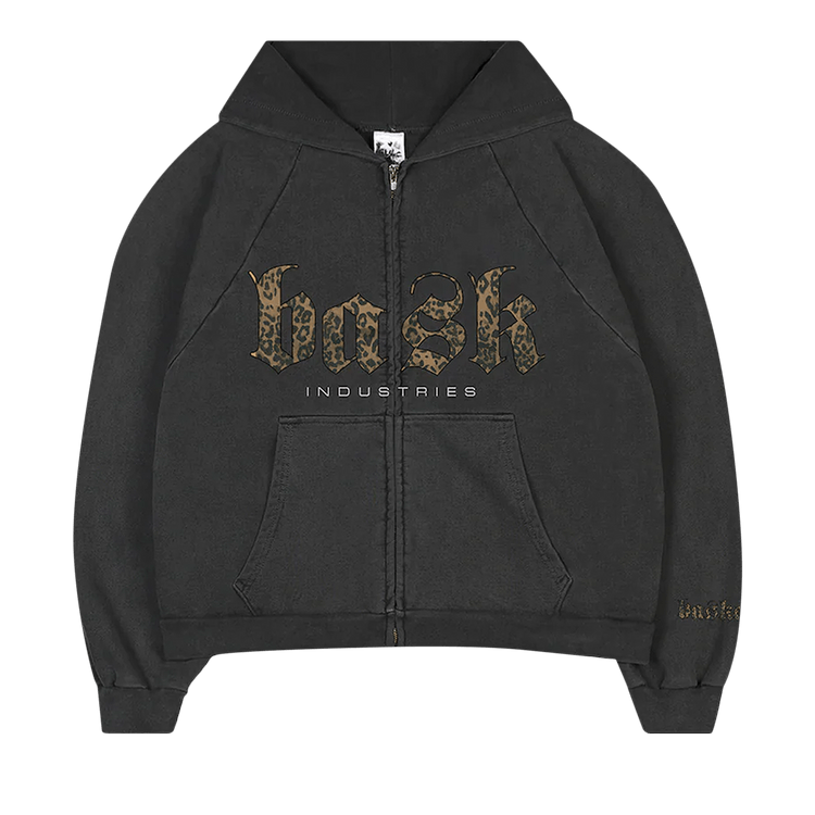 Basketcase Gallery Industries Zip Up Hoodie "Vintage Black"