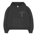Basketcase Gallery Roadrash Zip Up Hoodie "Jet Black"