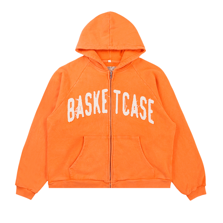 Basketcase Gallery Dweller Zip Up Hoodie "Orange"