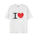 Basketcase Gallery I Heart T-Shirt "White"
