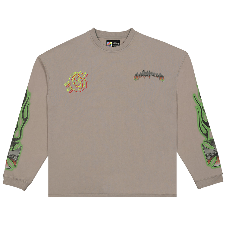 Godspeed Biker Nation T-Shirt "Stone Grey"