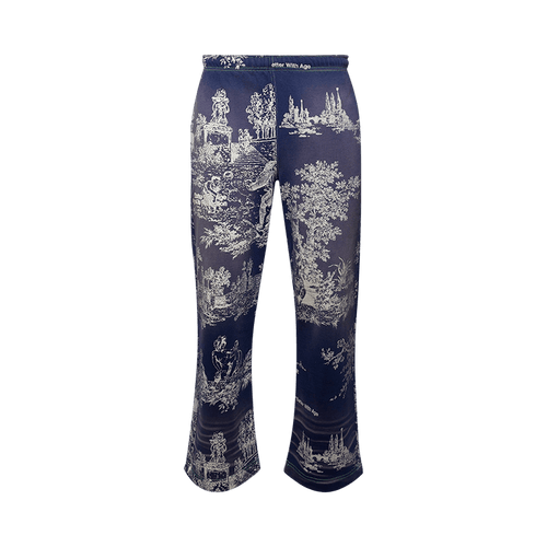 *Better With Age Teresa Sweatpant "Navy/White"