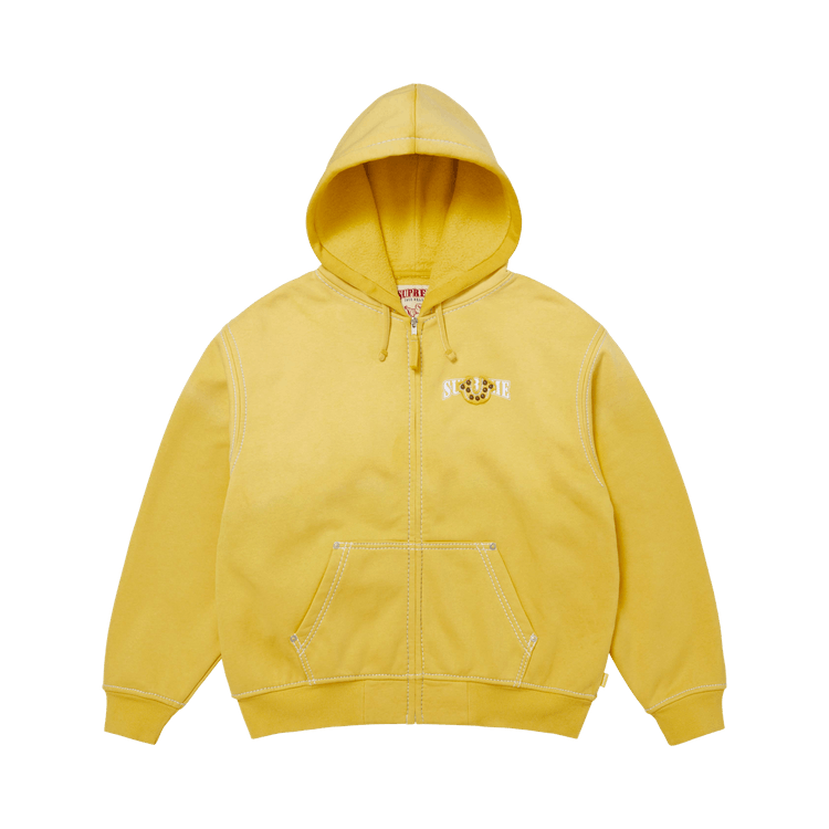 Supreme x True Religion Zip Up Hooded Sweatshirt "Yellow"