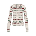 SKIMS x Cactus Plant Flea Market Cotton Rib Henley And Legging Set "Marble Pine Fair Isle"
