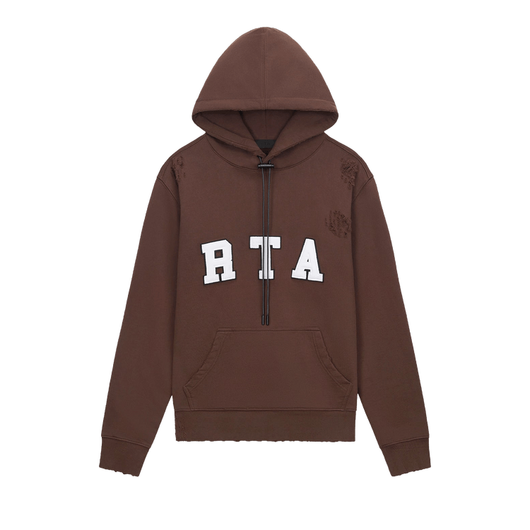 RtA Markus Hoodie "Brown Collegiate"