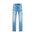 RtA Clayton Skinny Jean "Medium Blue Painted"