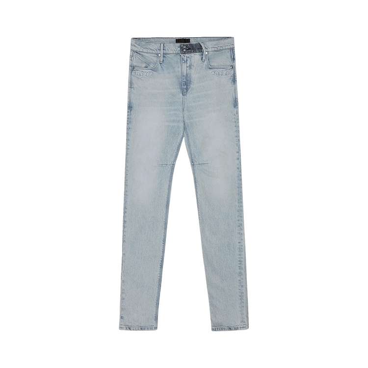 RtA Bryant Skinny Jeans "Light Blue Sinners"