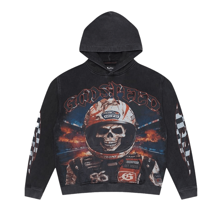 Godspeed Racer Goldie Hoodie "Black Wash"