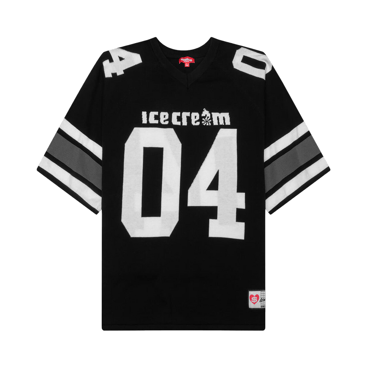 Icecream Touch Down Short-Sleeve Sweater "Black"