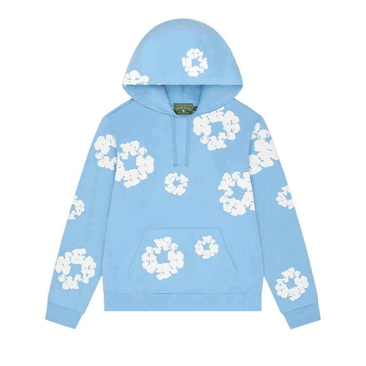 Denim Tears Cotton Wreath Hoodie "Light Blue"