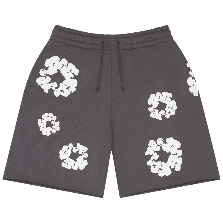 Denim Tears Cotton Wreath Sweatshorts "Charcoal"