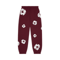 Denim Tears Cotton Wreath Sweatpants "Burgundy"