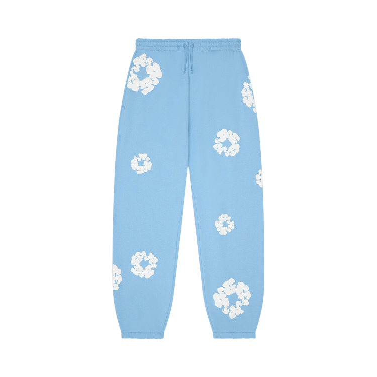 Denim Tears Cotton Wreath Sweatpants "Light Blue"