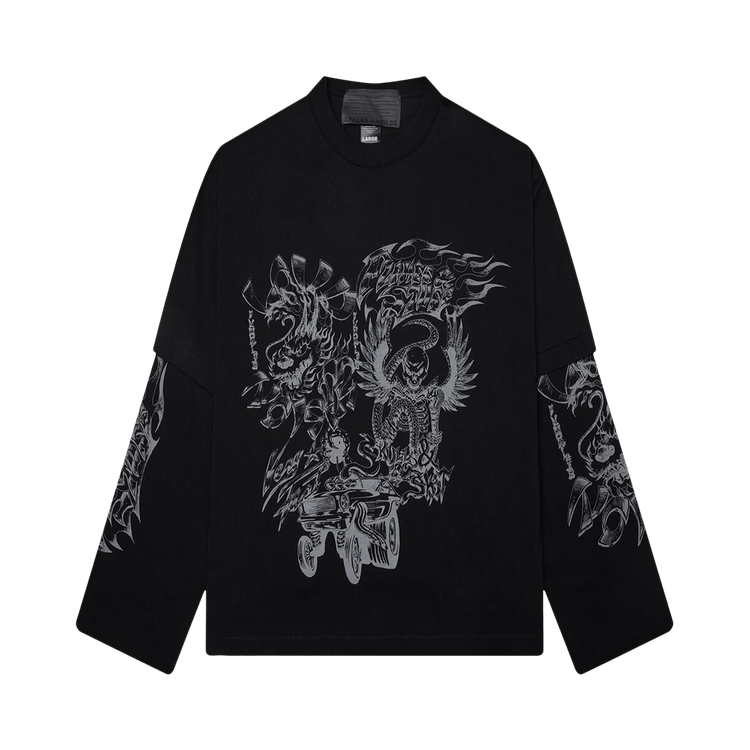 Jungles Loud Noises Long-Sleeve Tee "Black"