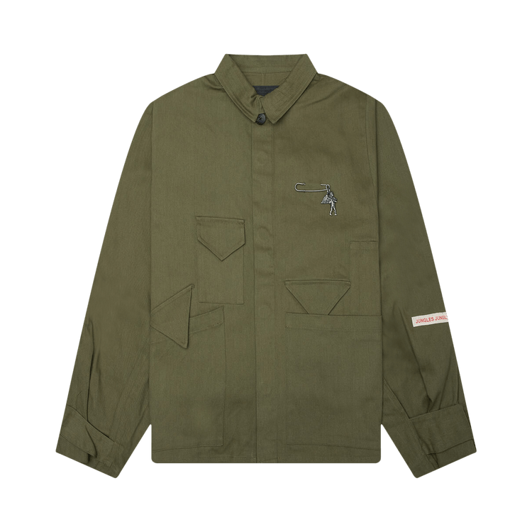 Jungles Pockets Boxy Jacket "Green"