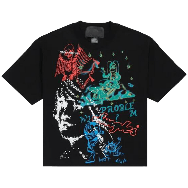 Jungles Winter Test Print Tee "Black"