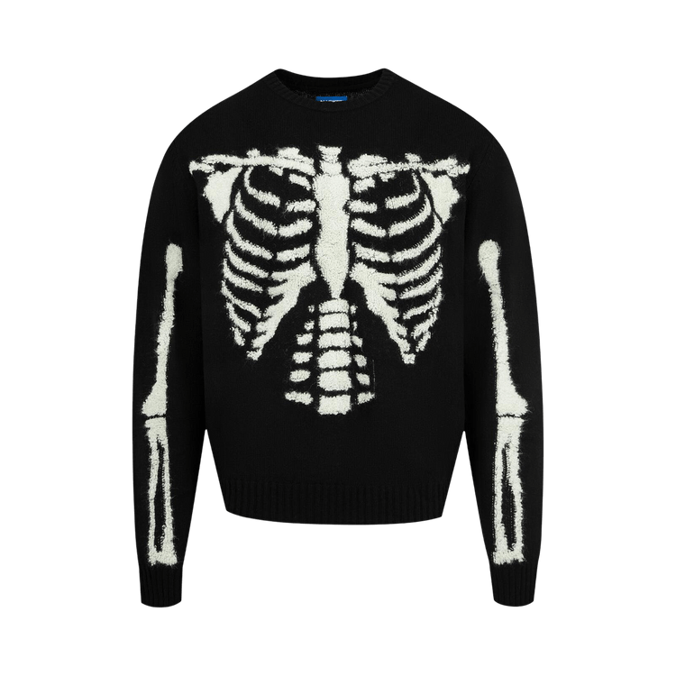 Market Skelly Sweater "Black/White"