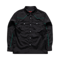 Pleasures Nylon Western Button Up "Black"