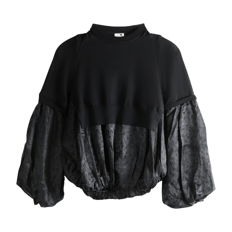 Comme des Garçons Noir Layered Hem Sweatshirt "Black"