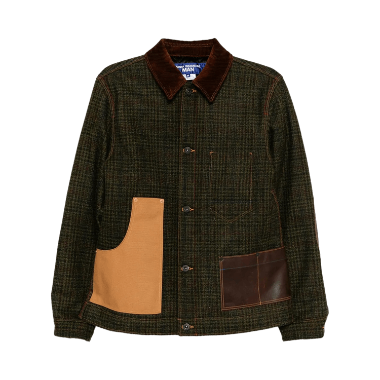 Junya Watanabe Padded Paneled Jacket "Khaki/Brown"