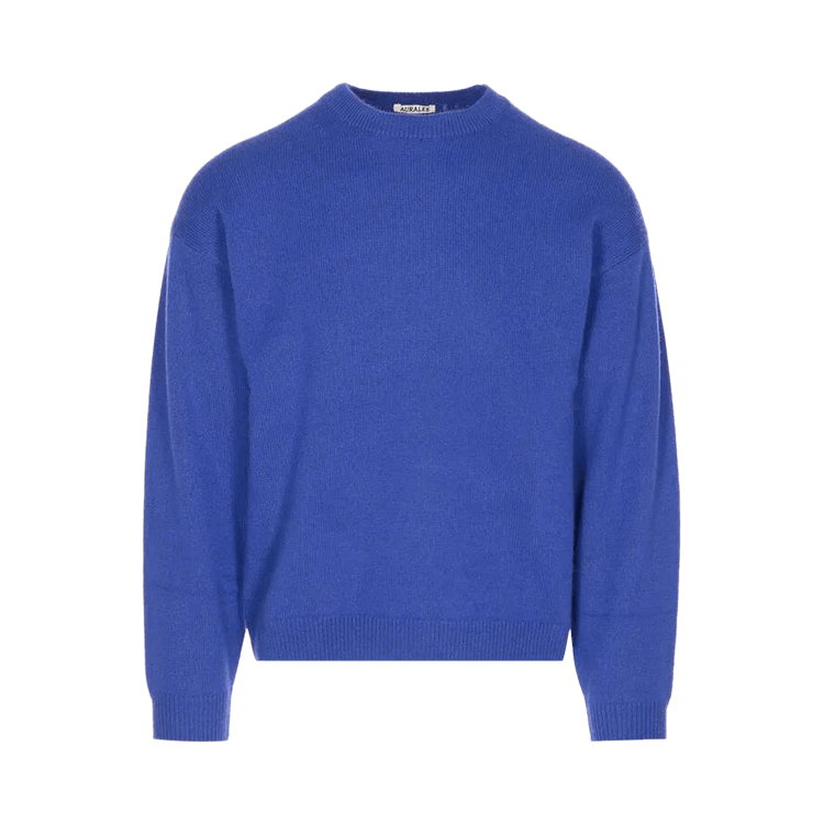 Auralee Baby Cashmere Knitwear "Royal Blue"
