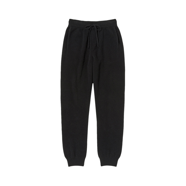 Auralee Baby Cashmere Knit Pants "Top Black"