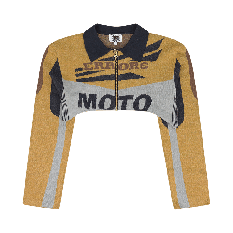 HOUSE OF ERRORS Cropped Track Jacket "Yellow"