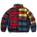 Palace Mohair Wool Puffa Jacket Patchwork "Patchwork"