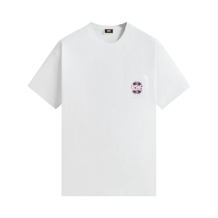 Kith Union Jack Shield Vintage Tee "White"