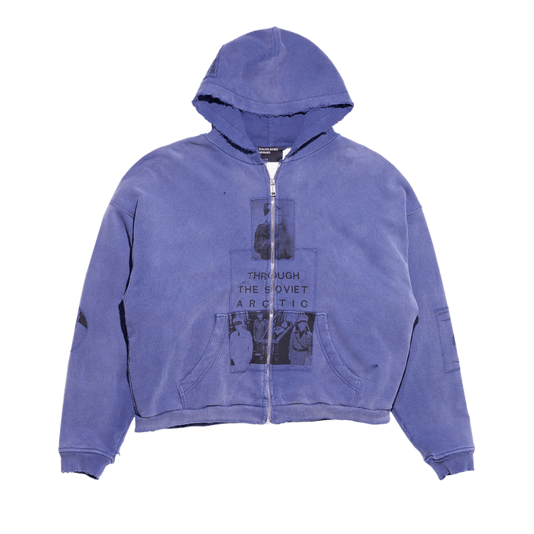 Enfants Riches Déprimés Soviet Arctic Assemblage Zip Hoodie "Spruce Blue"