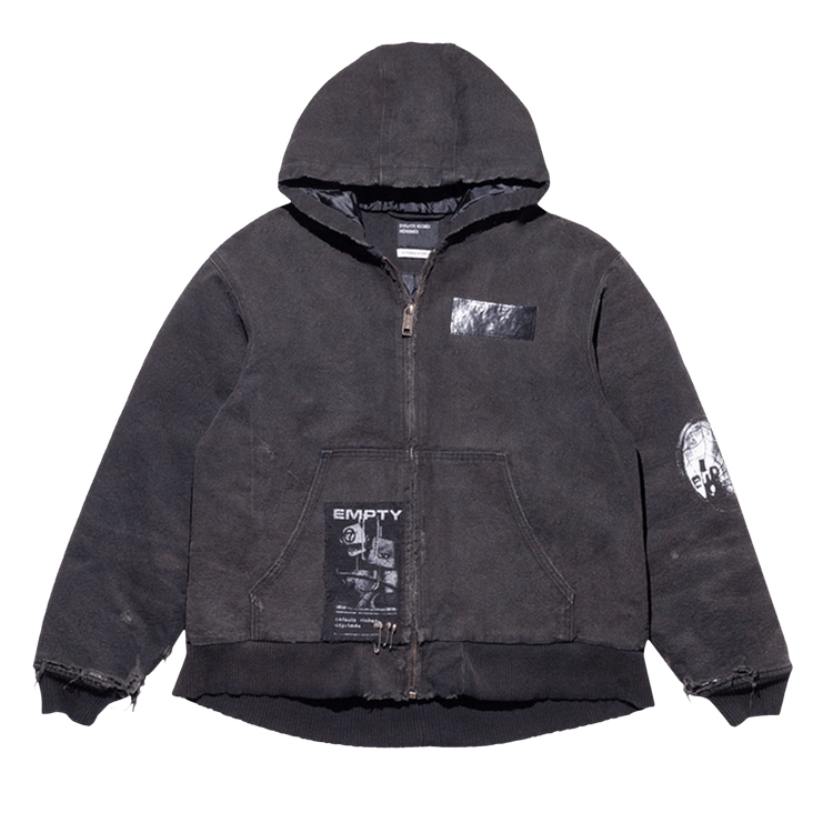 Enfants Riches Déprimés War Started Hooded Work Jacket "Crust Black"