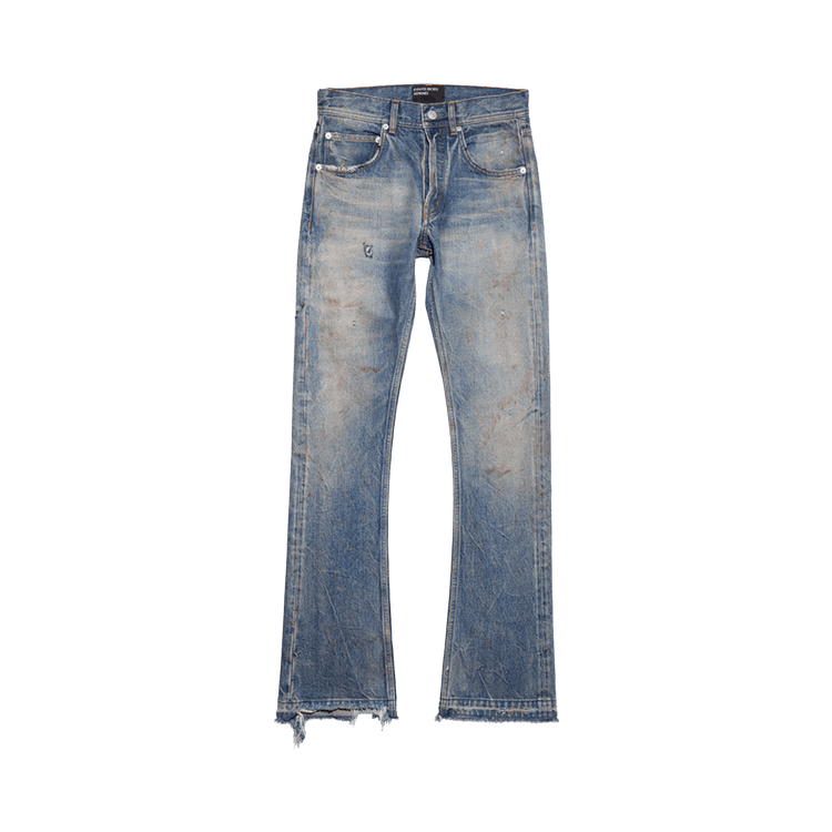 Enfants Riches Déprimés Elvis Texas Flare Jeans "Antique Blue"