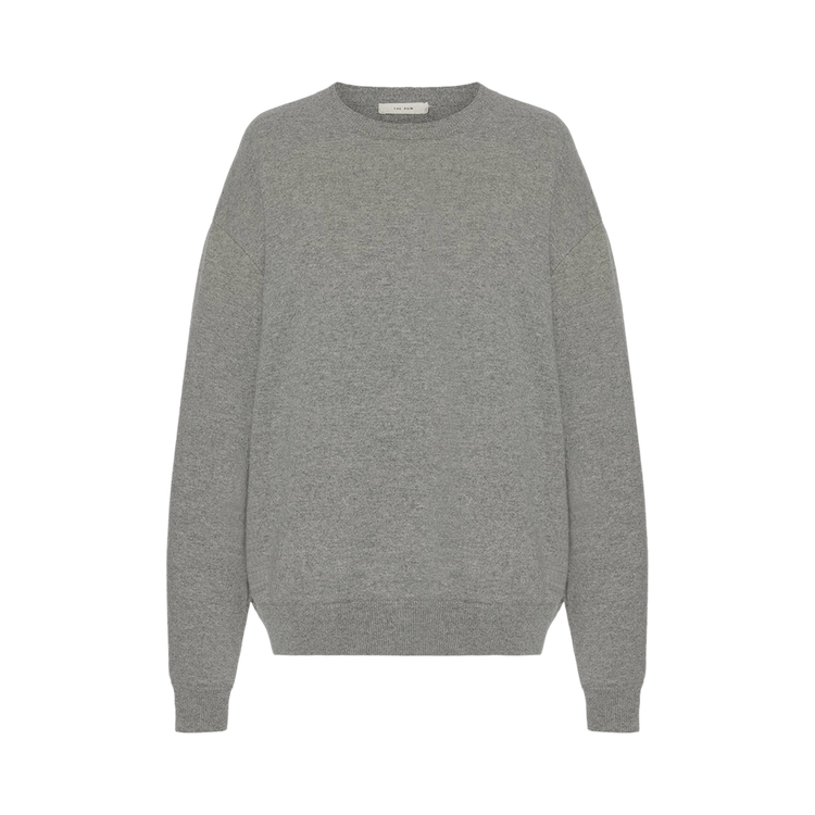 The Row Leora Top "Grey Melange"