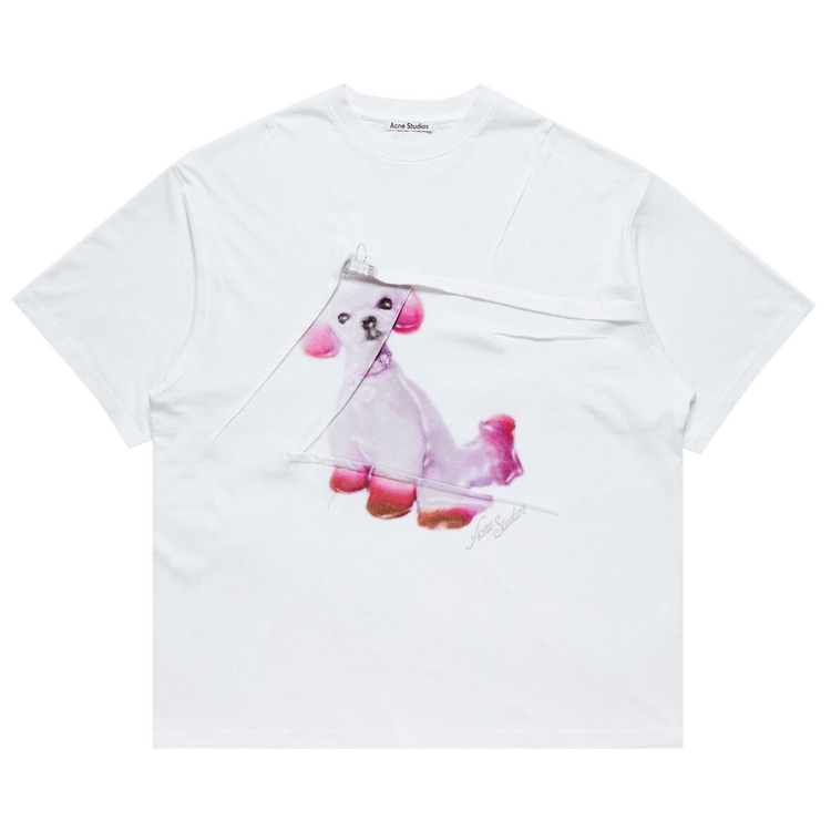 Acne Studios Edra Ornament Printed T-Shirt "Optic White"