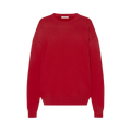 The Row Leora Cashmere Sweatshirt "Red"