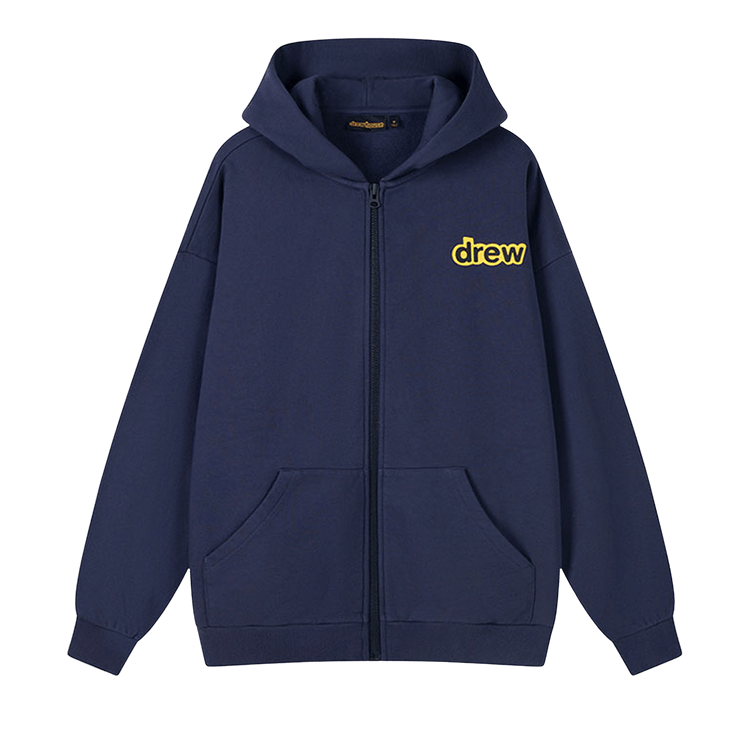 Drew House Sherman Zip-Up Hoodie "Navy"