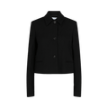 Ferragamo Single Breast Cropped Blazer "Black"