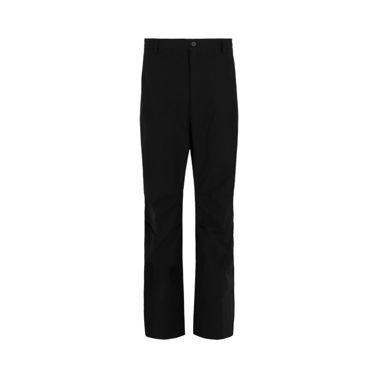 Ferragamo Cotton Blend Trousers "Black"
