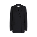 Ferragamo Single Breasted Wool Blazer "Blue"