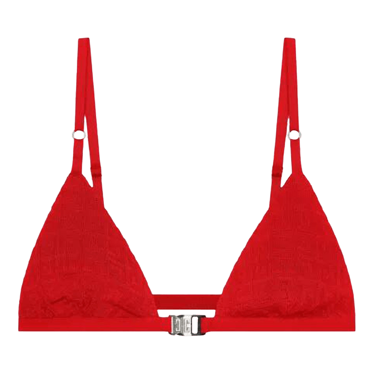 Givenchy 4G Monogram Triangle Bra "Vermilion"