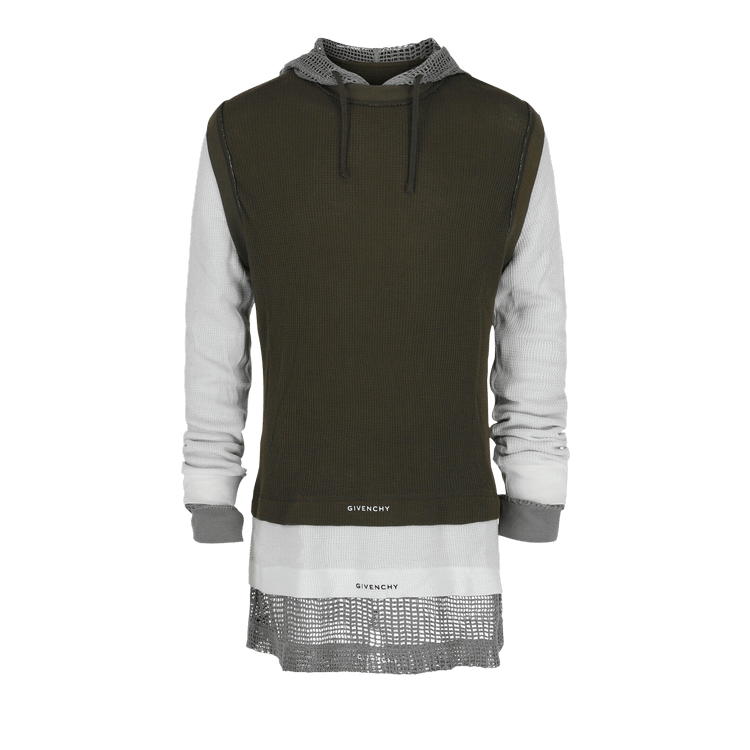 Givenchy Overlapped Hooded T-Shirt "Multicolor"