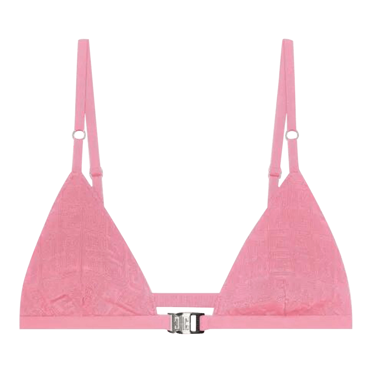 Givenchy 4G Monogram Triangle Bra "Bright Pink"