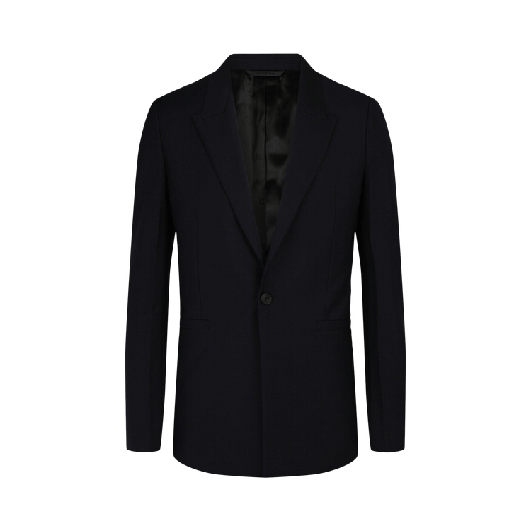 Givenchy Single Breasted Slim Fit Blazer "Night Blue"