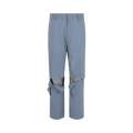 Givenchy Destroyed Straight Fit Pants "Pearl Grey"