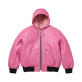 Supreme x Schott Shearling Hooded Work Jacket "Pink"