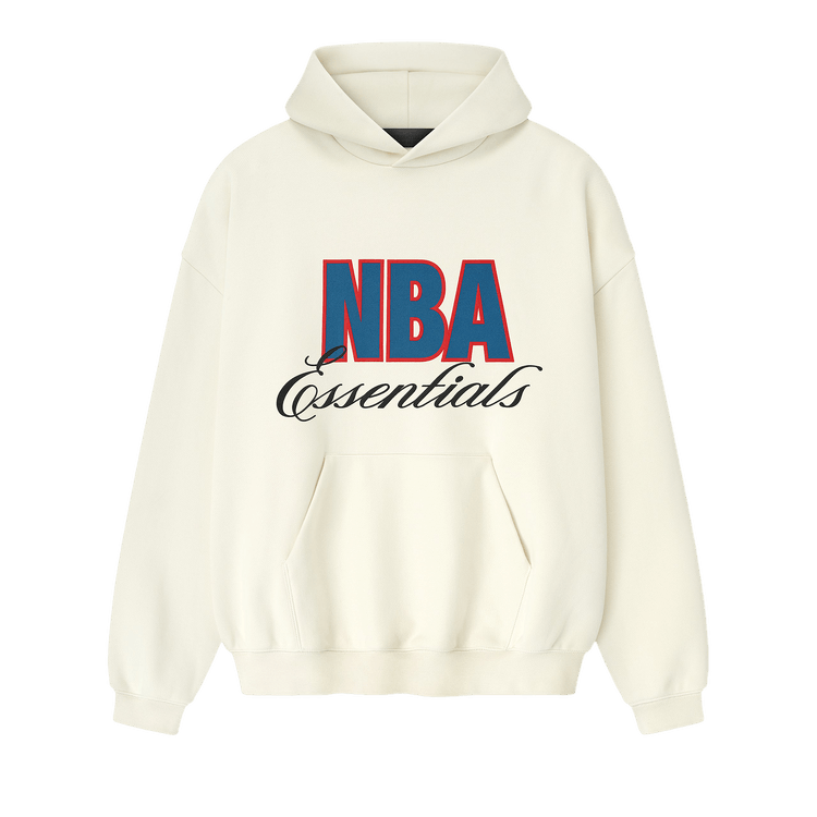 Fear of God Essentials NBA 90s Hoodie "Cream White"