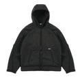 Palace Sherpa Faux Suede Hooded Jacket "Black"